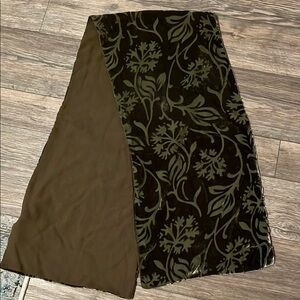 Floral Velvet Scarf